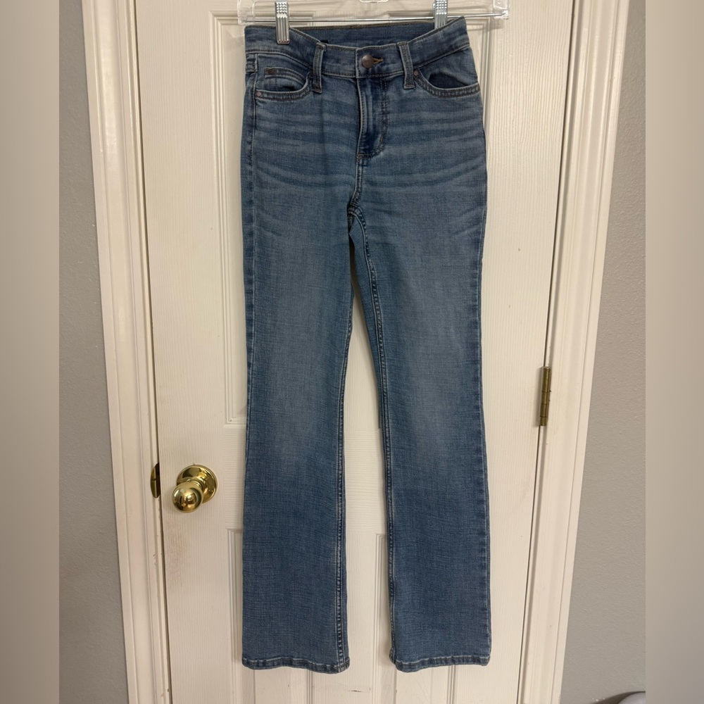 Wrangler Light Blue Bootcut Girls Slim fit Jeans